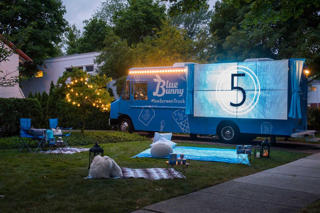 Blue Bunny Promotional Campaign Truck